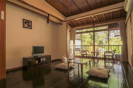 レトロモダンな客室